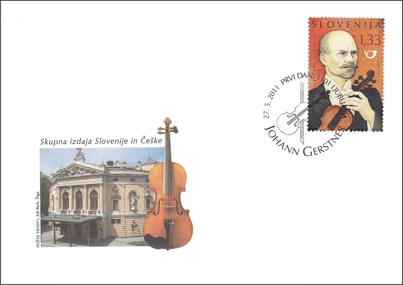 SKUPNA IZDAJA SLOVENIJE IN ČEŠKE - JOHANN GERSTNER